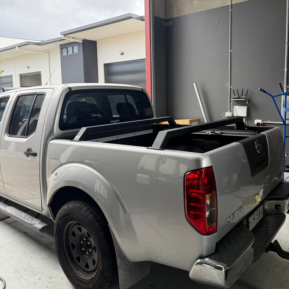 Nissan Navara D40 Low Profile Aluminium Tub Racks (2008-2015)