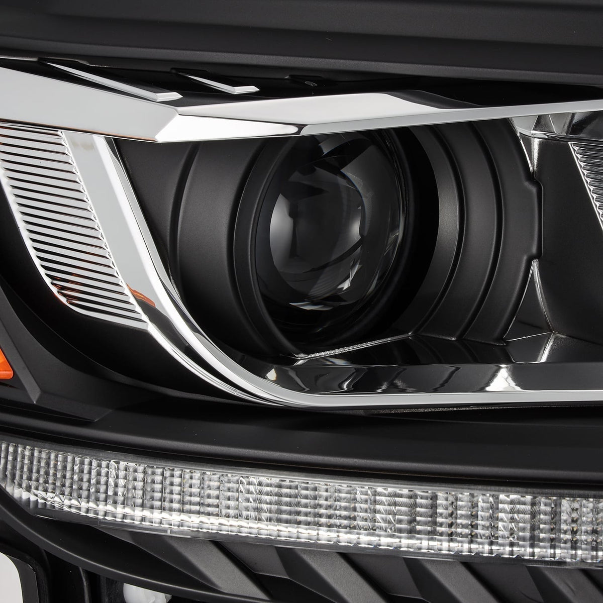 15-21 Ranger and Everest - LUXX Chrome-Black LED headlights