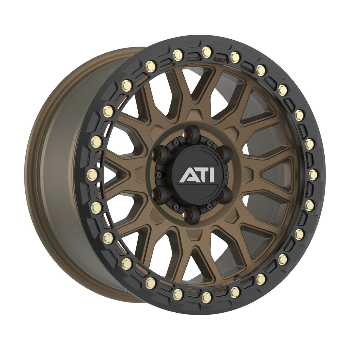 AT-01 17X8.5 HYBRID BEADLOCK WHEEL - BRONZE (5X150) - Adrenaline 4X4