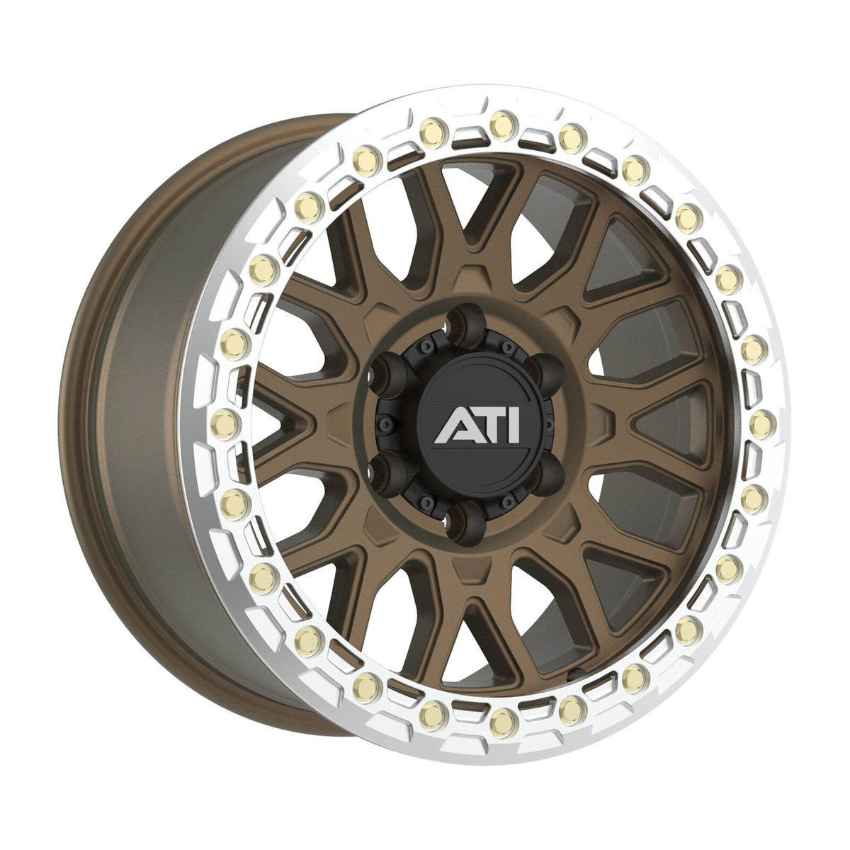 AT-01 17X8.5 HYBRID BEADLOCK WHEEL - BRONZE (5X150) - Adrenaline 4X4