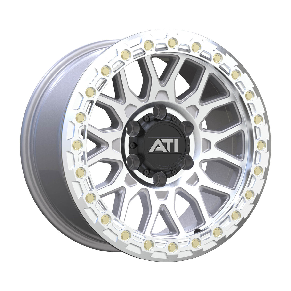 AT-01 17X8.5 HYBRID BEADLOCK WHEEL - MACHINED (5X150) - Adrenaline 4X4