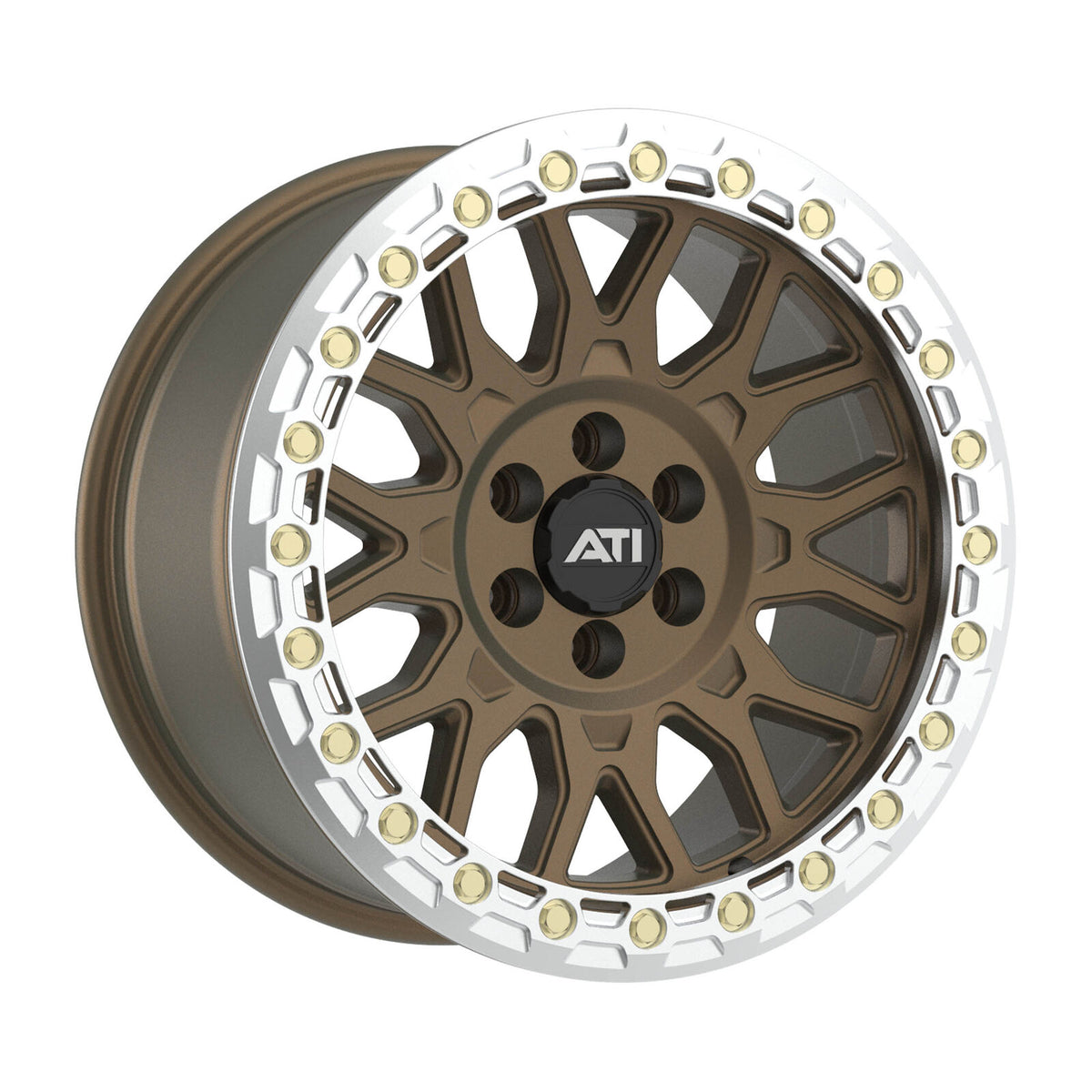 AT-01 17X8.5 HYBRID BEADLOCK WHEEL - BRONZE (6X114.3) - Adrenaline 4X4