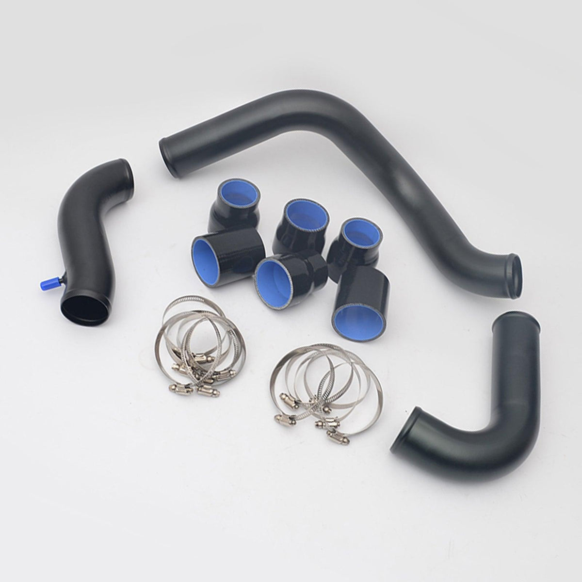 ATI intercooler hard pipe upgrade, black, Nissan Navara D40 2.5L