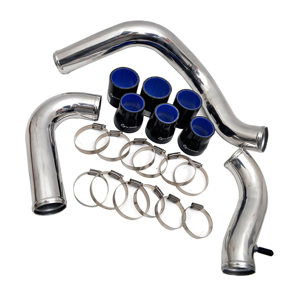 ATI intercooler hard pipe upgrade, polished, Nissan Navara D40 2.5L
