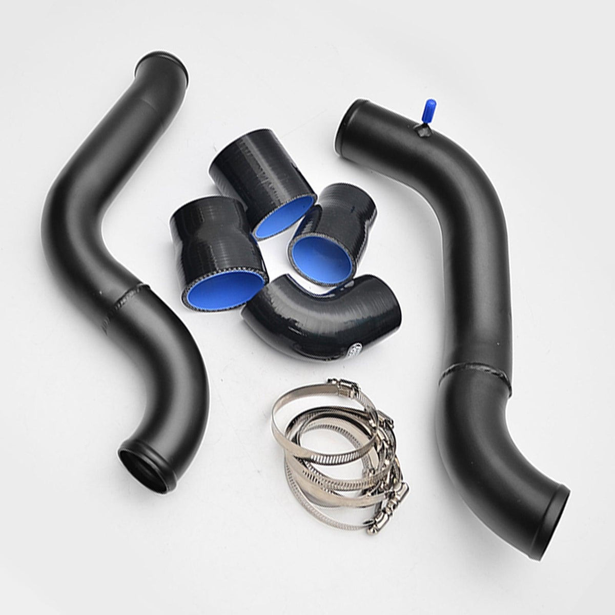 ATI intercooler hard pipe upgrade, black, Ford Ranger / Mazda BT-50 3.2L