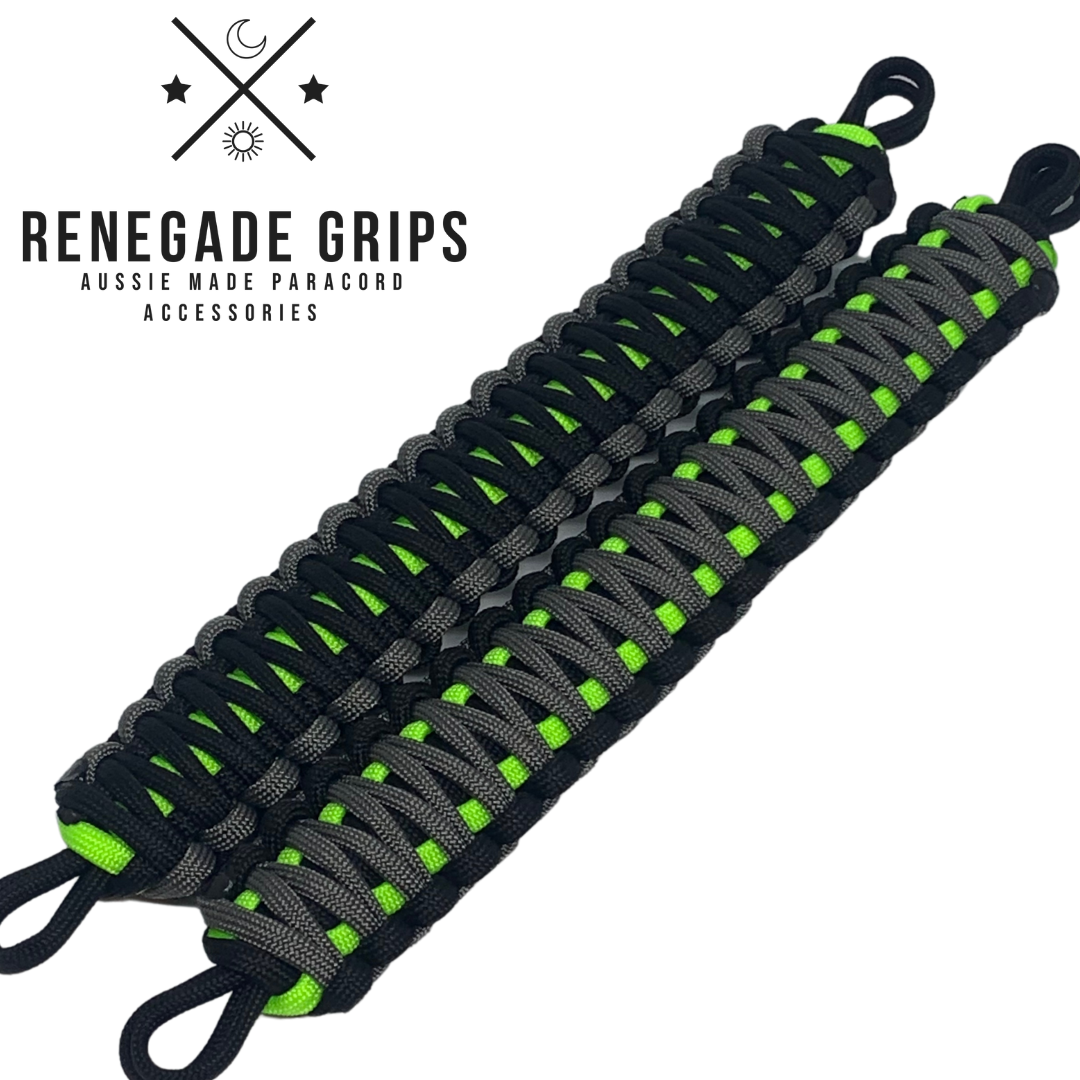 Biohazard paracord grips