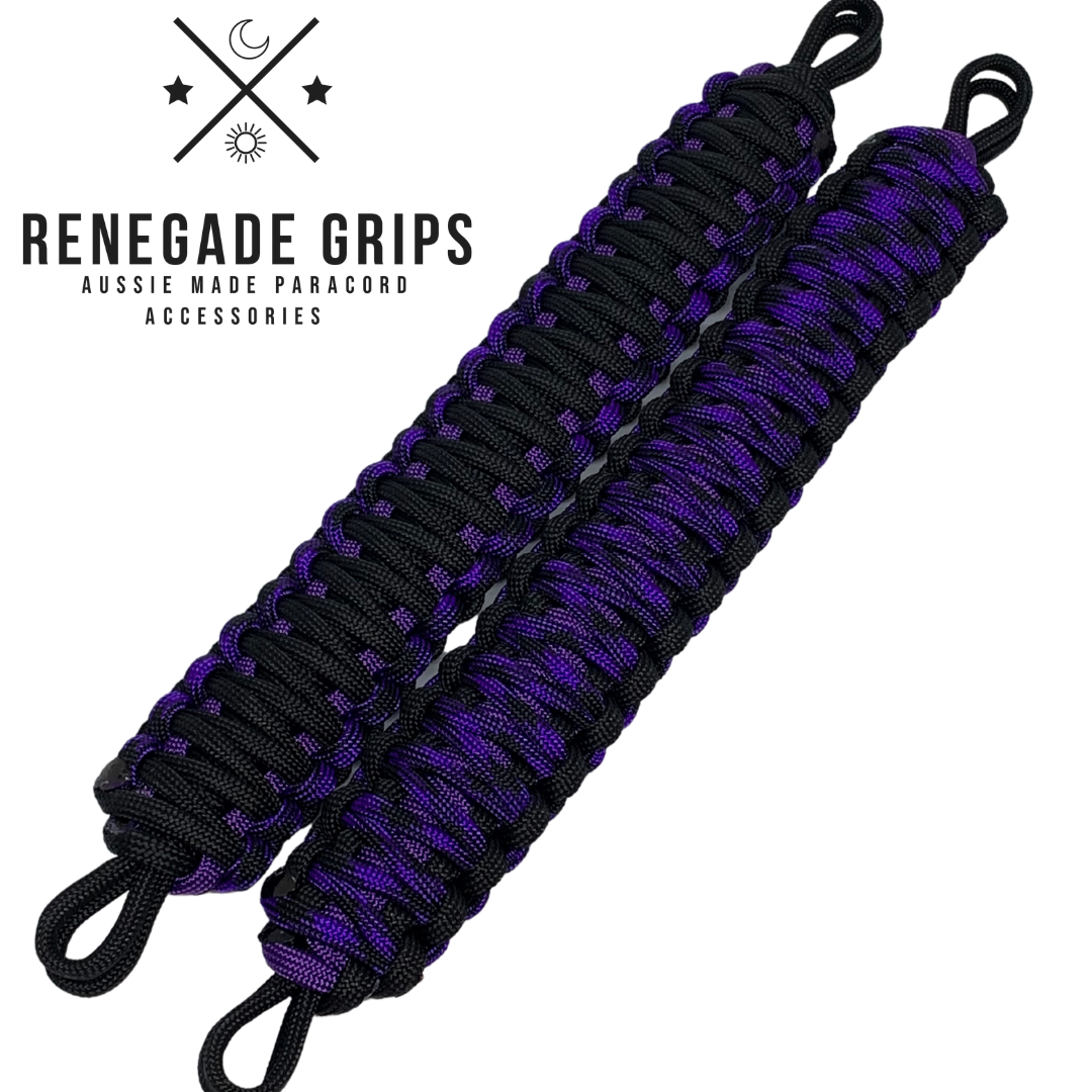 "Blackberry" Paracord Vehicle Grips - Adrenaline 4X4