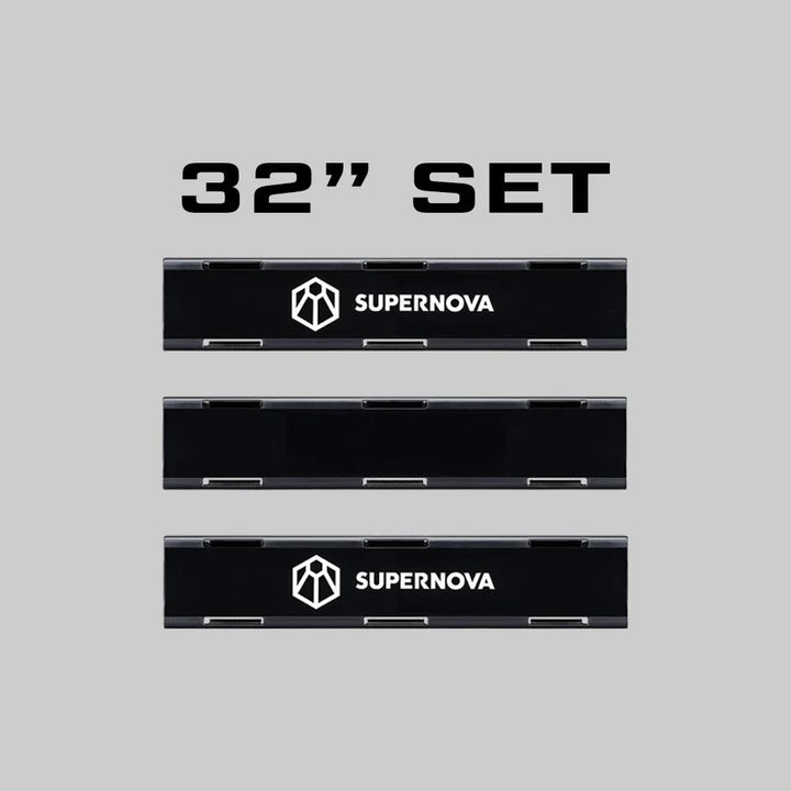 DELTA SERIES SINGLE ROW LIGHTBAR - BLACKOUT COVERS - Adrenaline 4X4