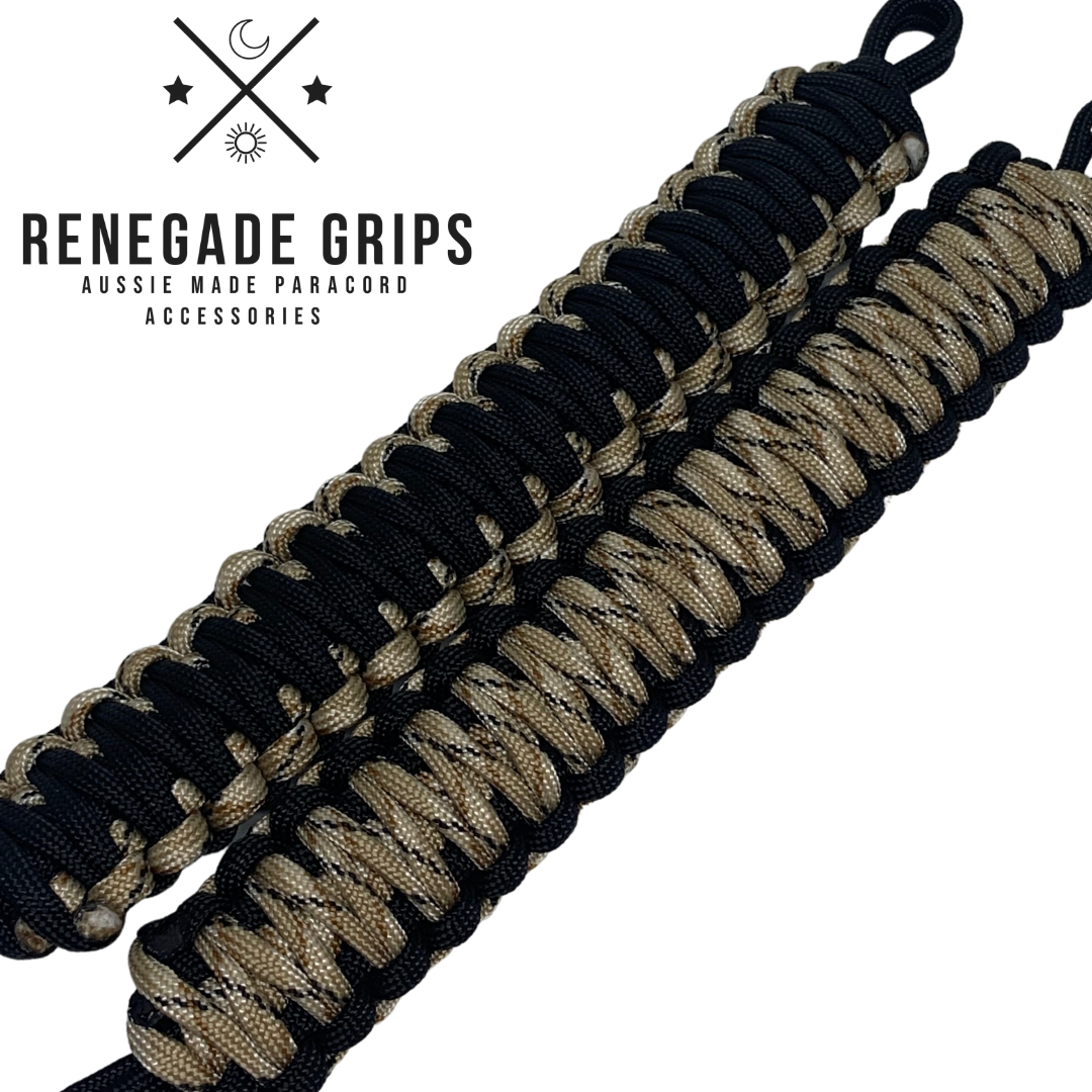 "Desert Warfare" Paracord Vehicle Grips - Adrenaline 4X4
