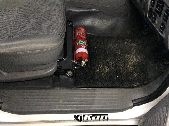 Toyota Hilux N70 2005-2015 Fire Extinguisher Bracket - Adrenaline 4X4
