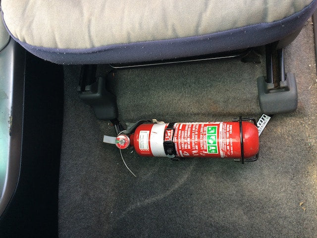 Toyota Landcruiser Prado 120 Series Fire Extinguisher Bracket - Adrenaline 4X4