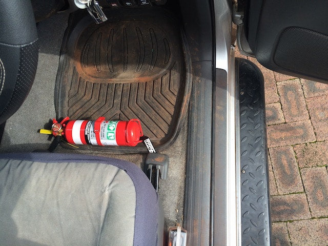 Toyota Landcruiser Prado 150 Series Fire Extinguisher Bracket - Adrenaline 4X4