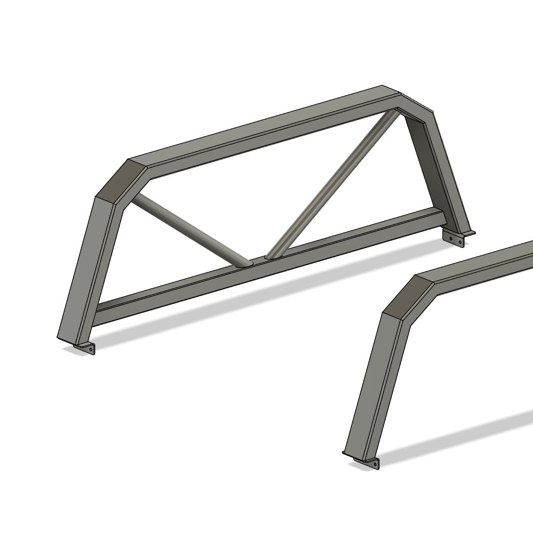 Isuzu RC DMAX Aluminium Tub Racks (2008-2012)