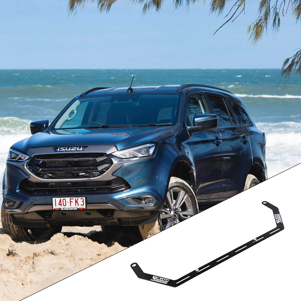 Isuzu MUX Gen 2 RJ 2020+ Fire Extinguisher Bracket - Adrenaline 4X4