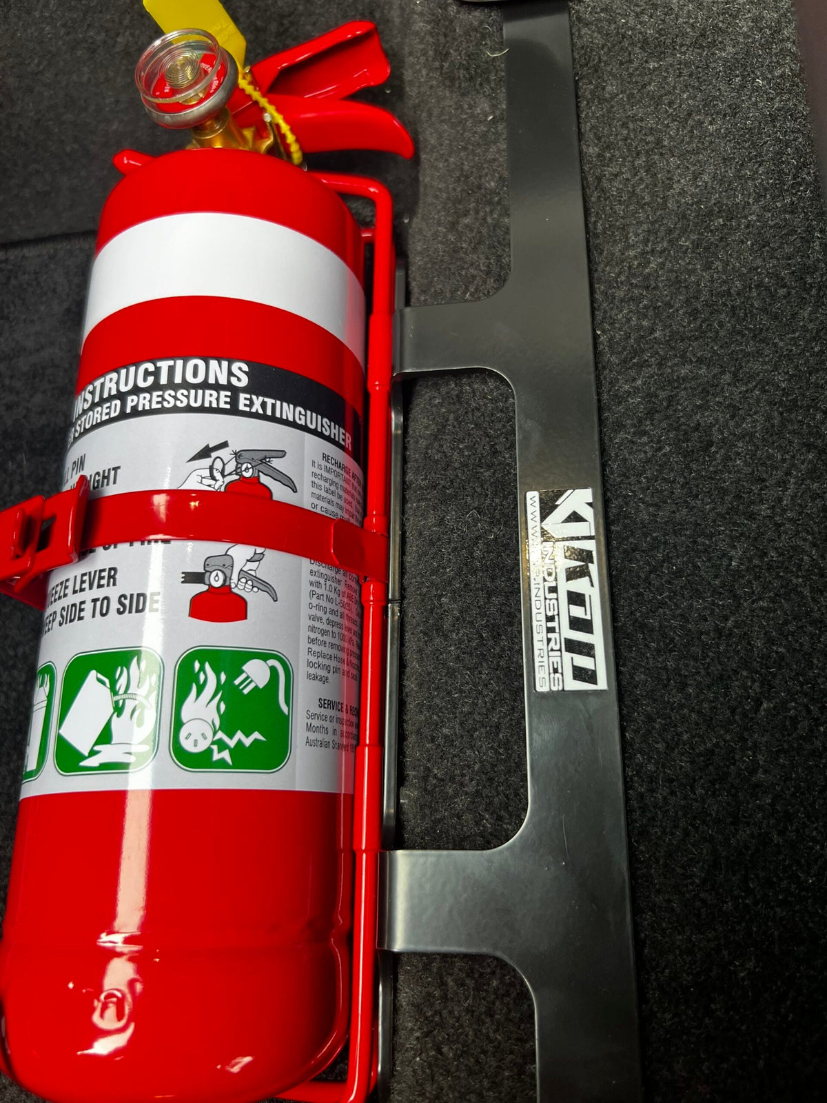 Toyota Landcruiser 300 Series Fire Extinguisher Bracket - Adrenaline 4X4