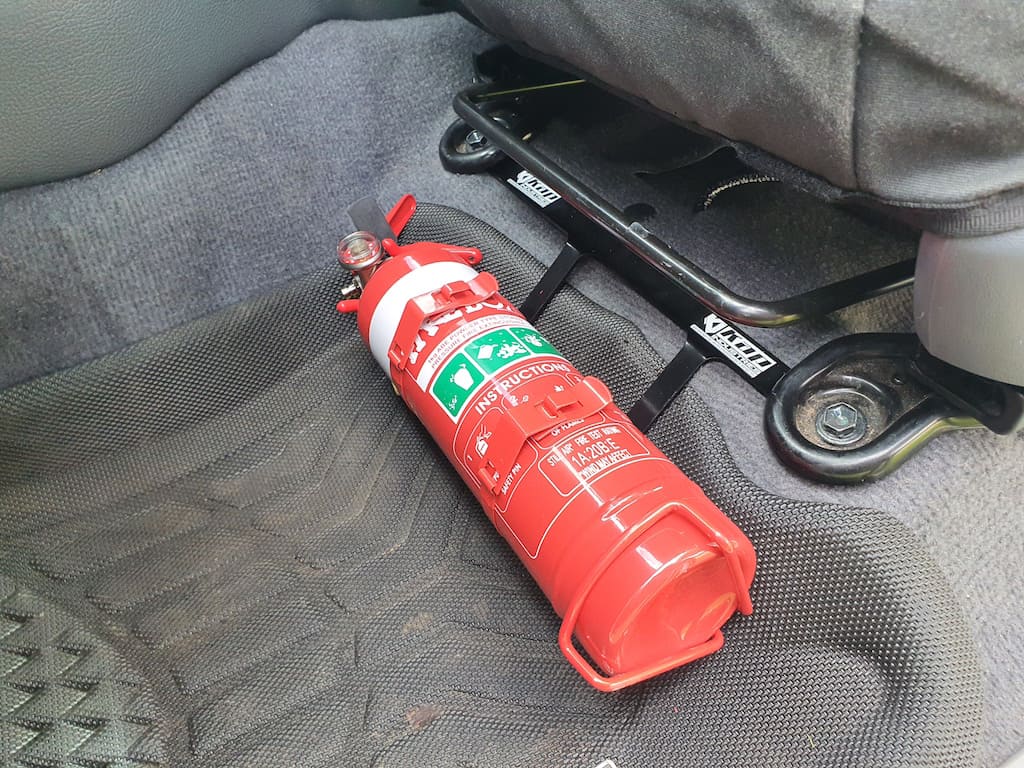 Toyota Landcruiser 79 Single Cab (2017+) Fire Extinguisher Bracket - Adrenaline 4X4