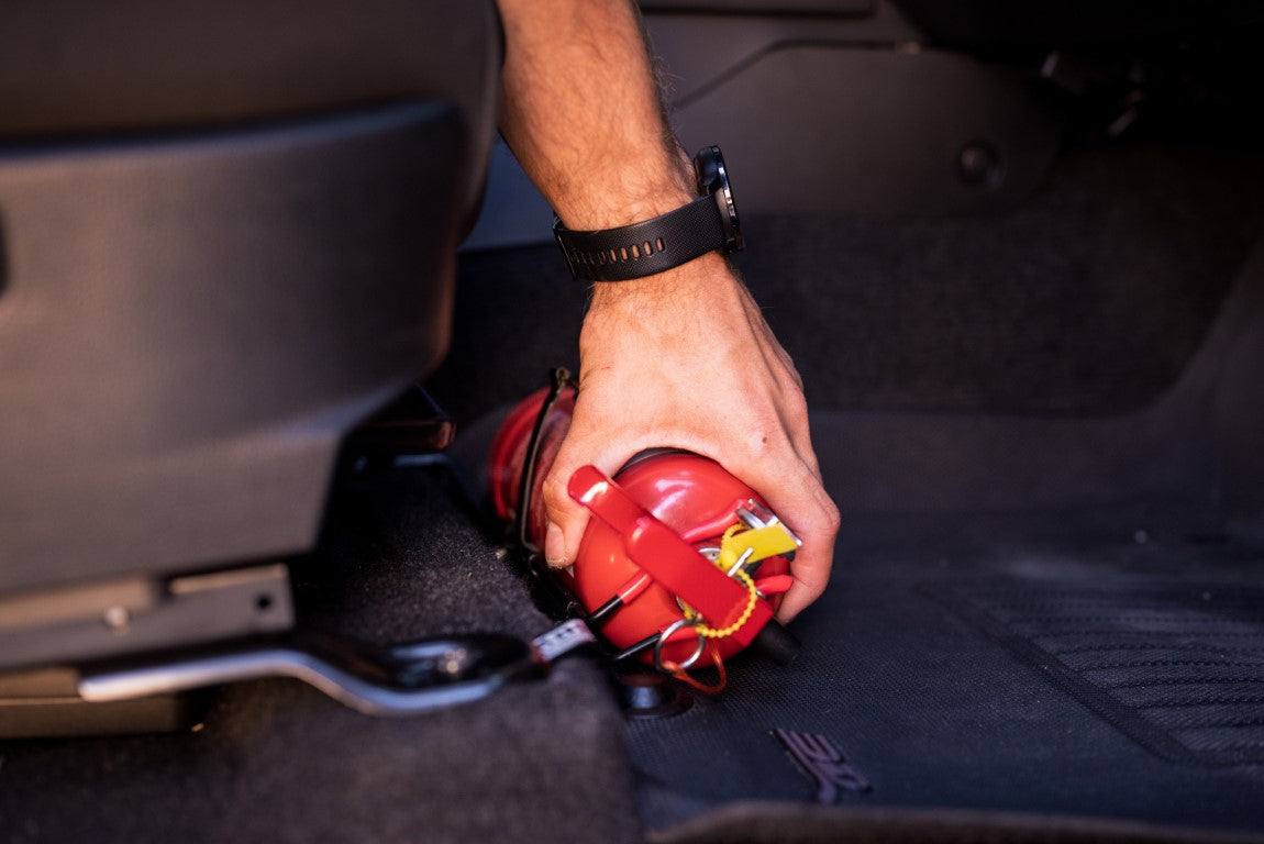 Mazda BT50 3rd Gen (2020+) Fire Extinguisher Bracket - Adrenaline 4X4