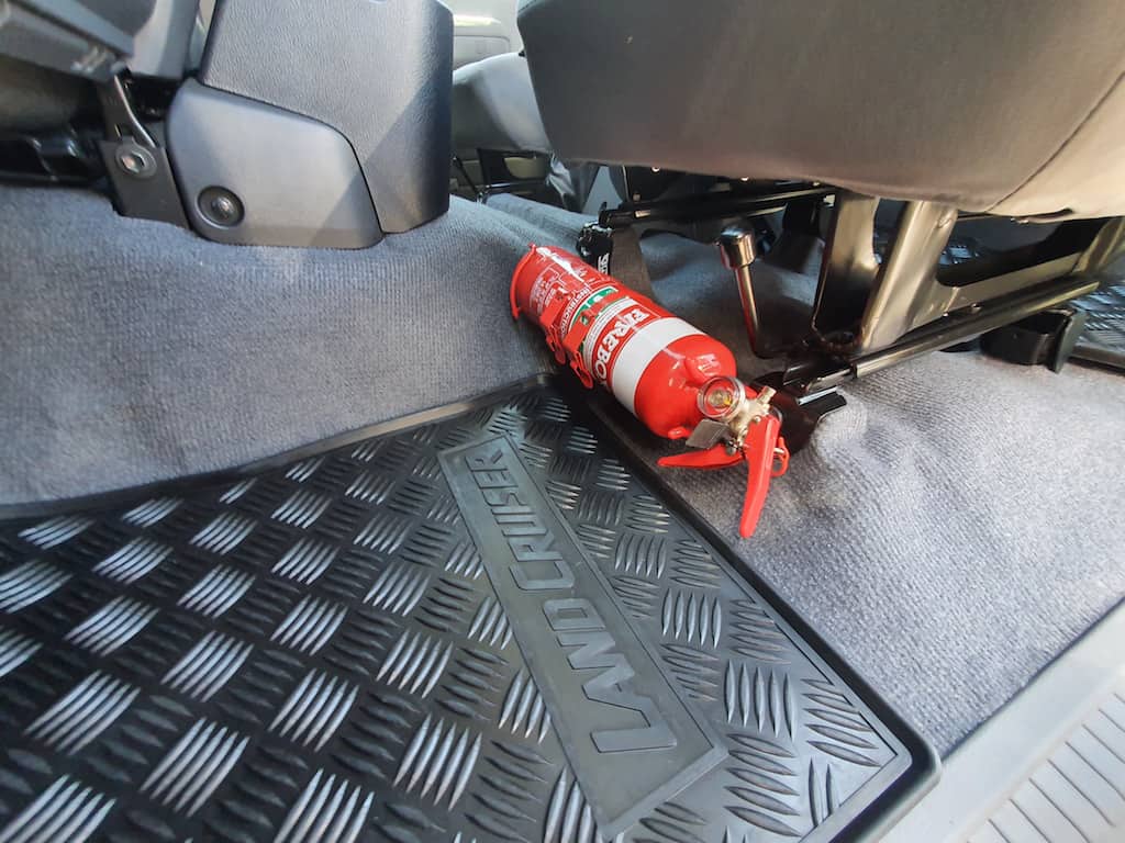 Toyota Landcruiser 79 Dual Cab (2017+) Fire Extinguisher Bracket - Adrenaline 4X4
