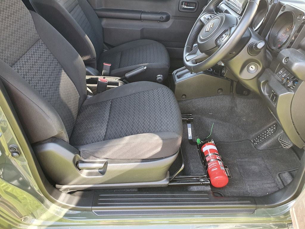 Suzuki Jimny JB74 (Gen 4) Fire Extinguisher Bracket - Adrenaline 4X4