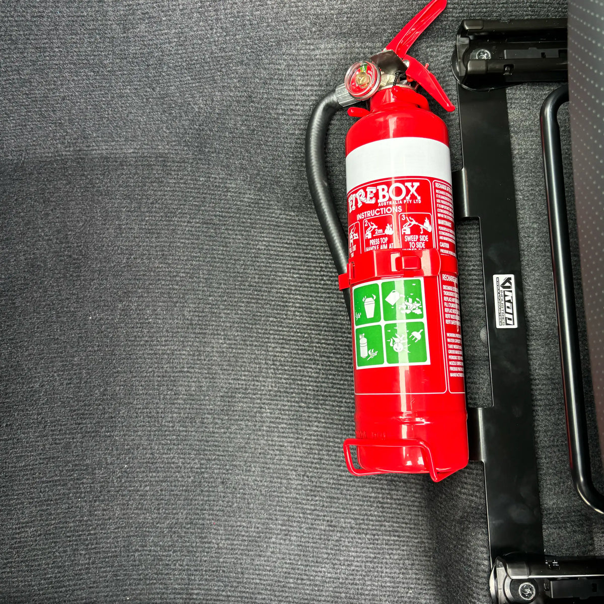 Nissan Navara D27 Fire Extinguisher Bracket - Adrenaline 4X4