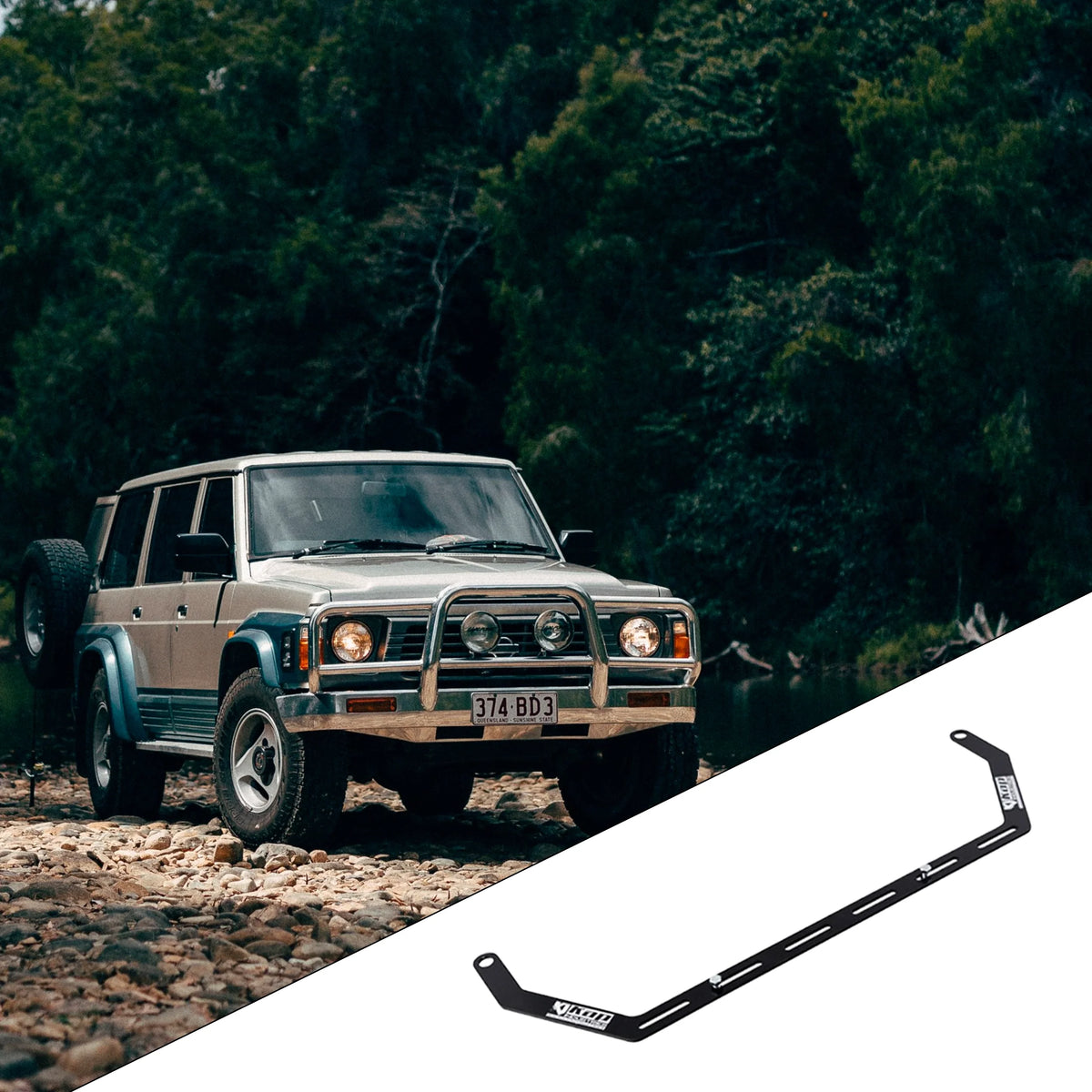 Nissan Patrol (GQ) Fire Extinguisher Bracket - Adrenaline 4X4