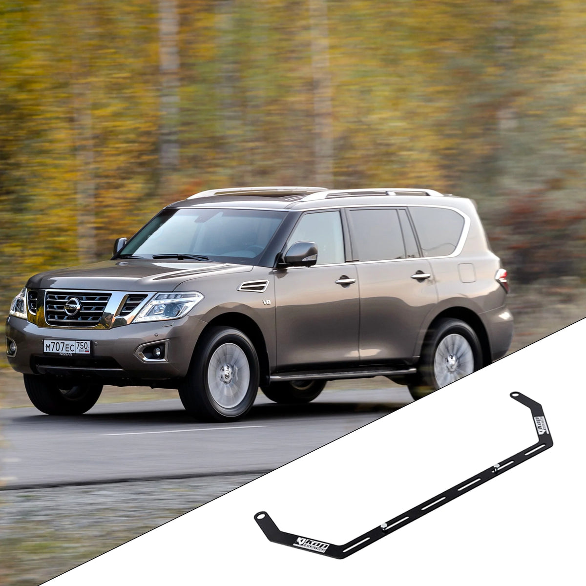 Nissan Patrol (Y62) Fire Extinguisher Bracket - Adrenaline 4X4