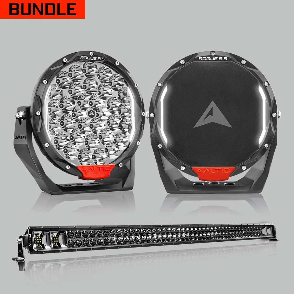 Rogue MK3 8.5" Pair + 52" Hybrid Light Bar - Bundle