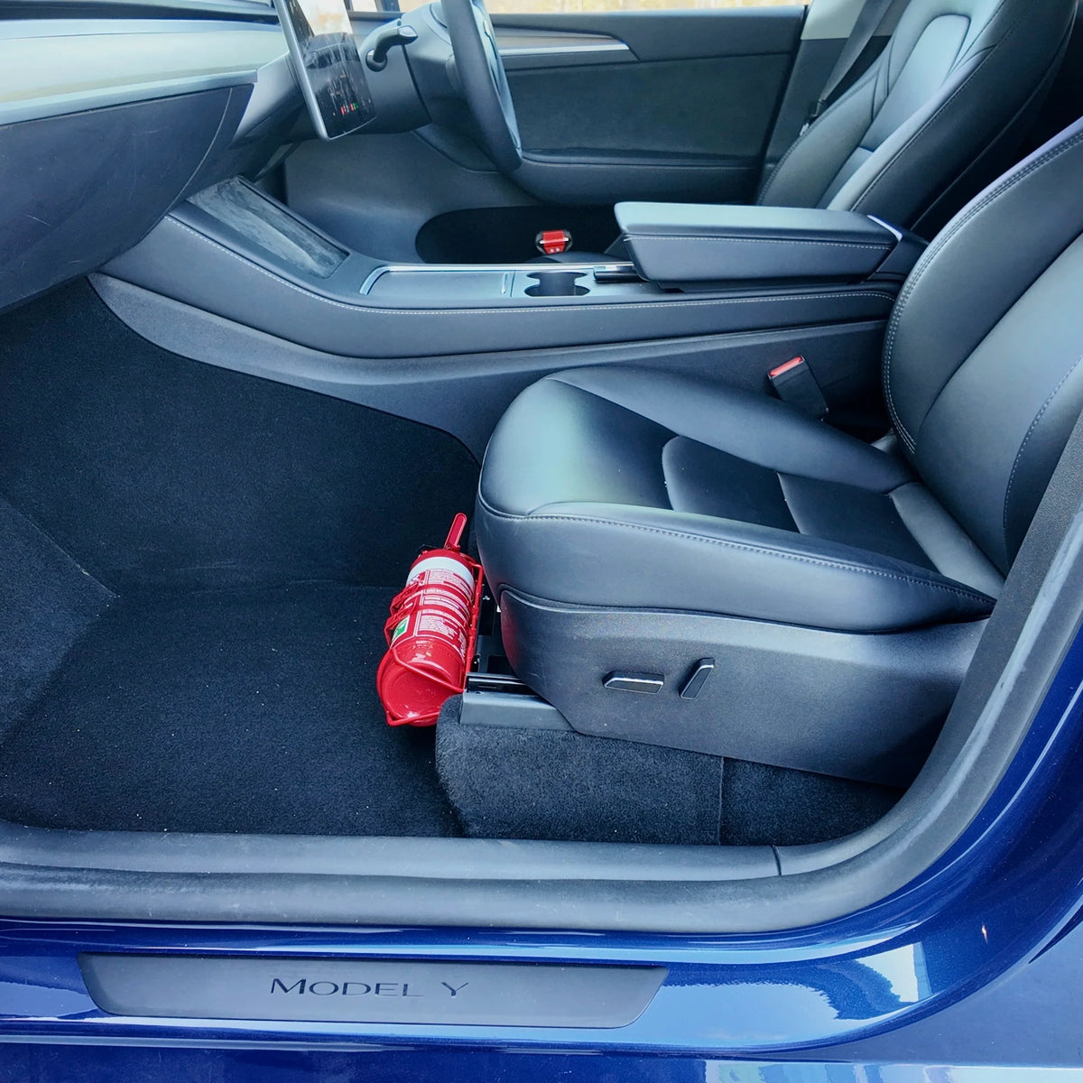 Tesla Model Y Fire Extinguisher Bracket - Adrenaline 4X4