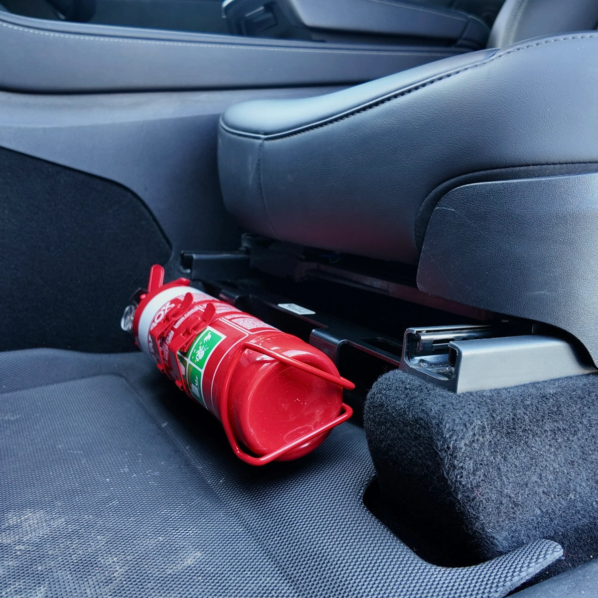 Tesla Model Y Fire Extinguisher Bracket - Adrenaline 4X4