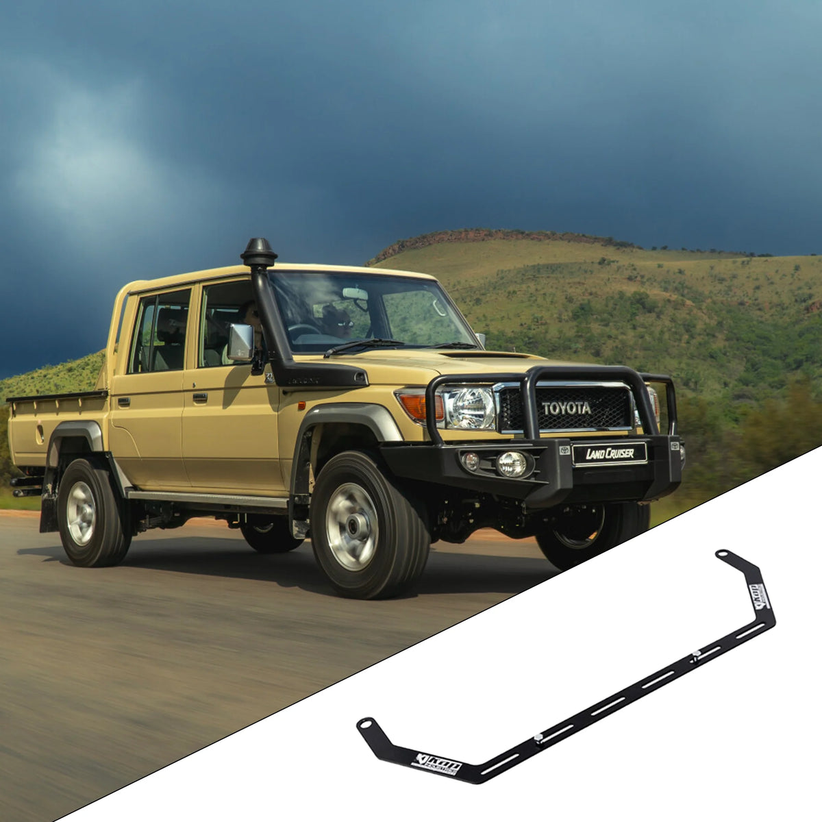 Toyota Landcruiser 79 Dual Cab (2017+) Fire Extinguisher Bracket - Adrenaline 4X4