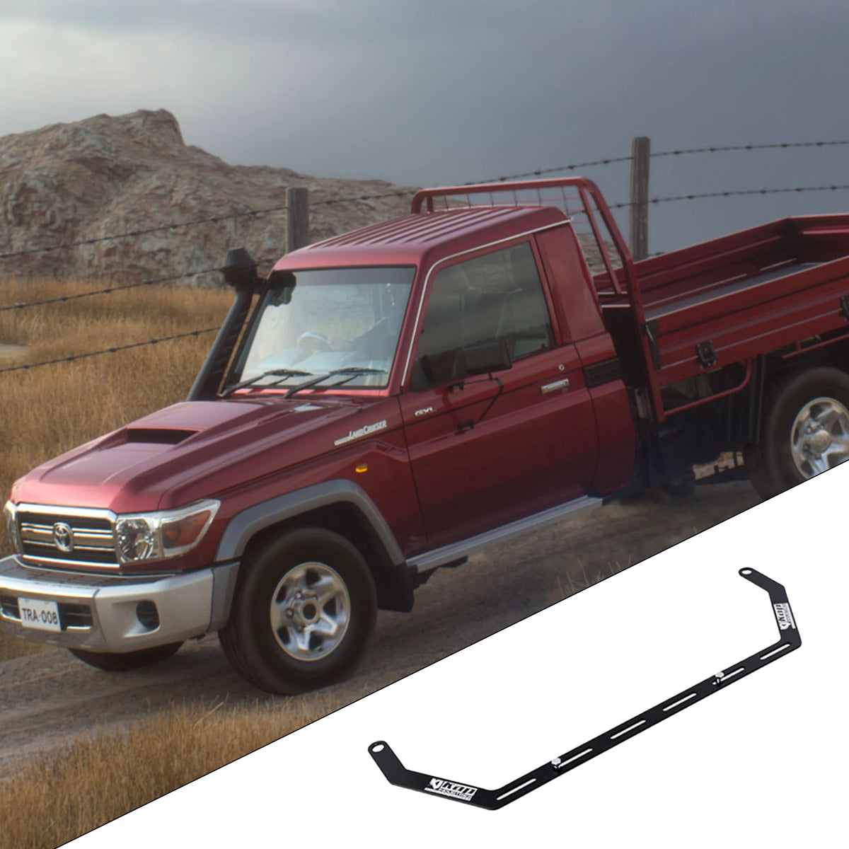 Toyota Landcruiser 79 Single Cab (2017+) Fire Extinguisher Bracket - Adrenaline 4X4
