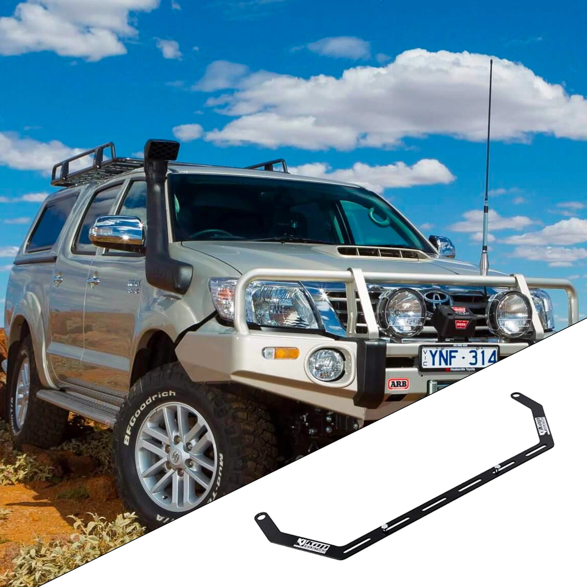 Toyota Hilux N70 2005-2015 Fire Extinguisher Bracket - Adrenaline 4X4