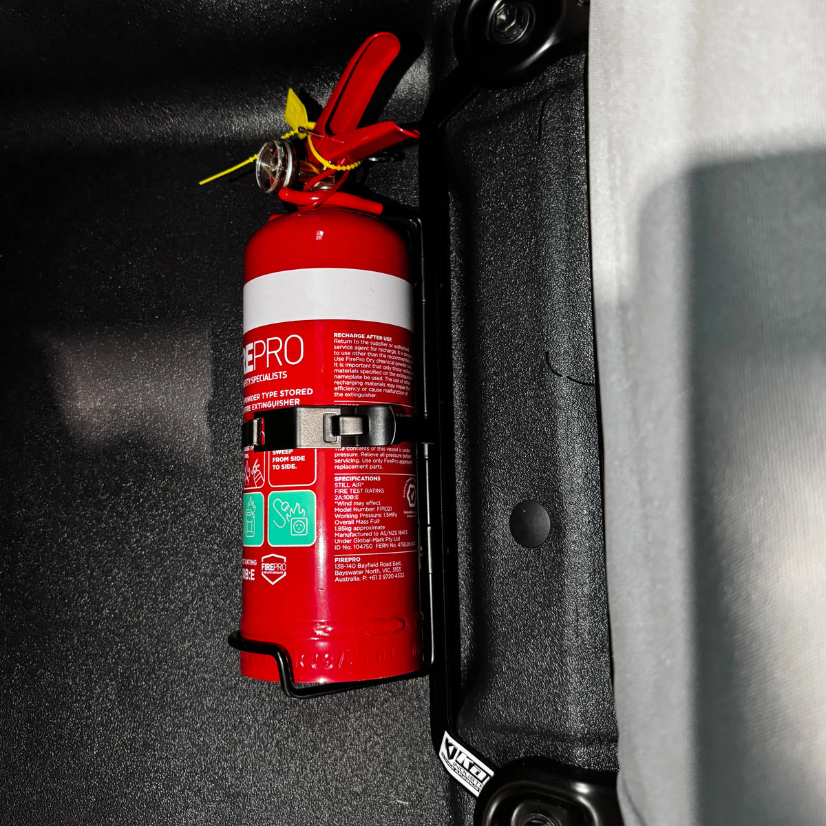 Toyota Hilux N90 Fire Extinguisher Bracket - Adrenaline 4X4