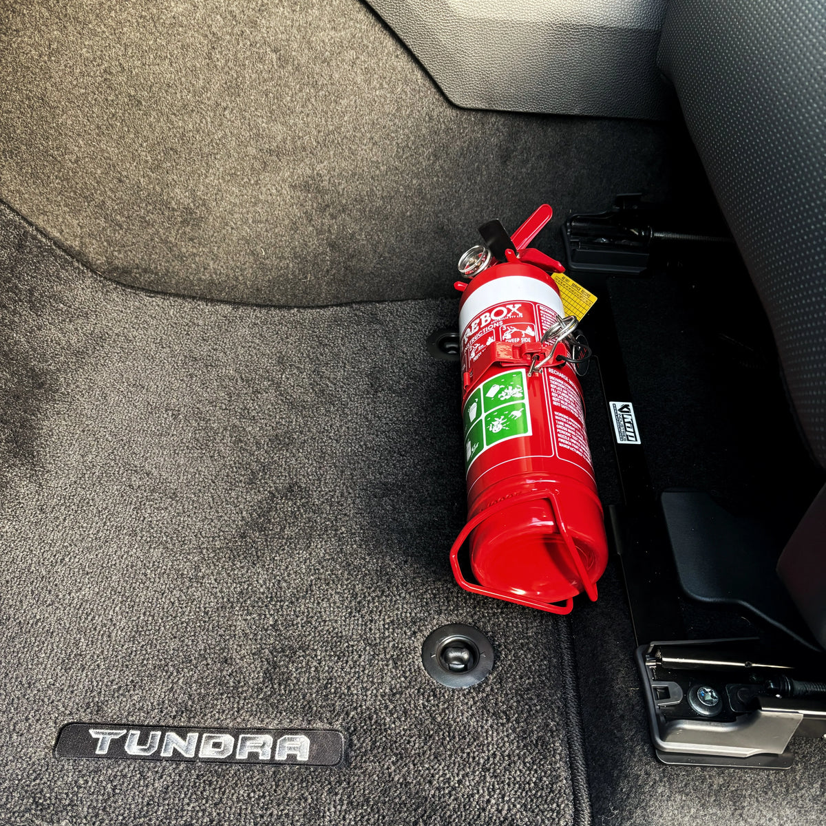 Toyota Tundra 2021+ Fire Extinguisher Bracket - Adrenaline 4X4