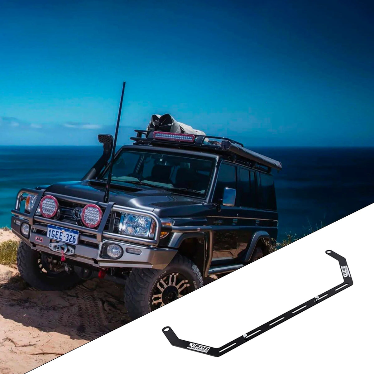 Toyota Landcruiser 70 Series (95-16) Fire Extinguisher Bracket - Adrenaline 4X4