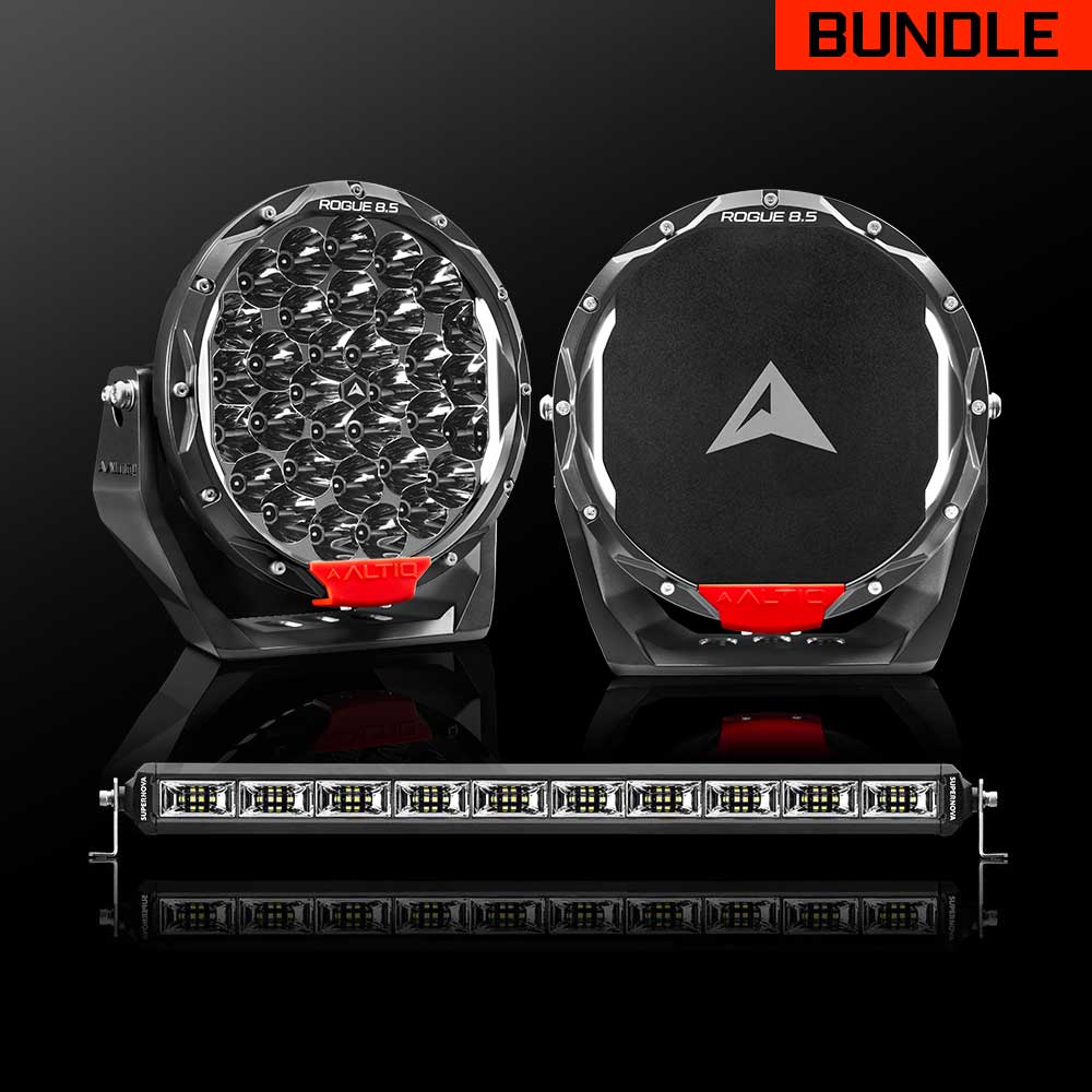 Rogue MK3 8.5" Pair + 22" Scene Light Bar - Bundle