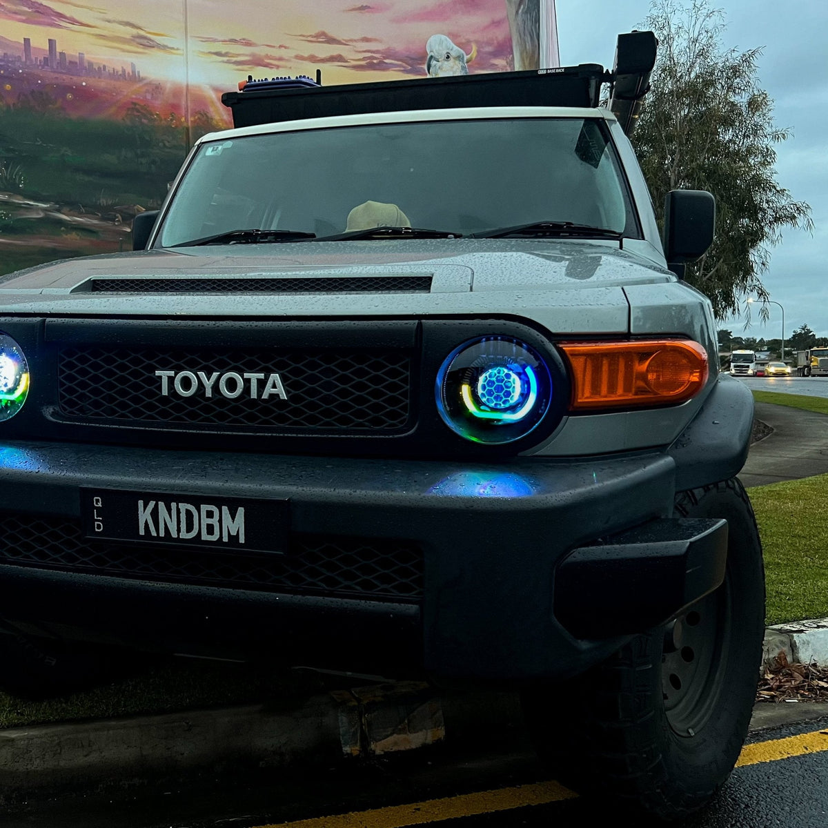 LED 'Angry Eye' Headlights to suit Toyota FJ Cruiser