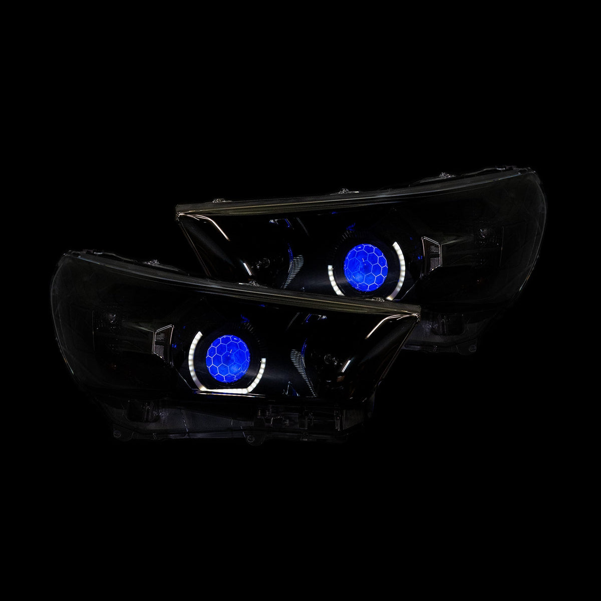 LED 'Angry Eye' Headlights to suit Toyota Hilux N80