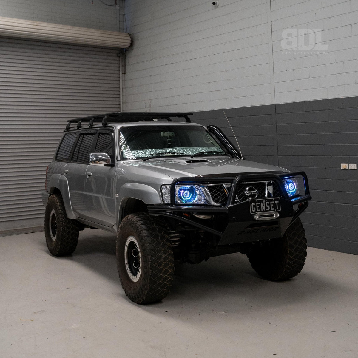 Nissan Patrol Y61 S4 LED 'Angry Eye' Headlights