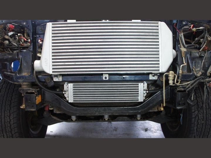 Toyota Landcruiser 100 Series with 1HZ Transcooler Kit - Adrenaline 4X4