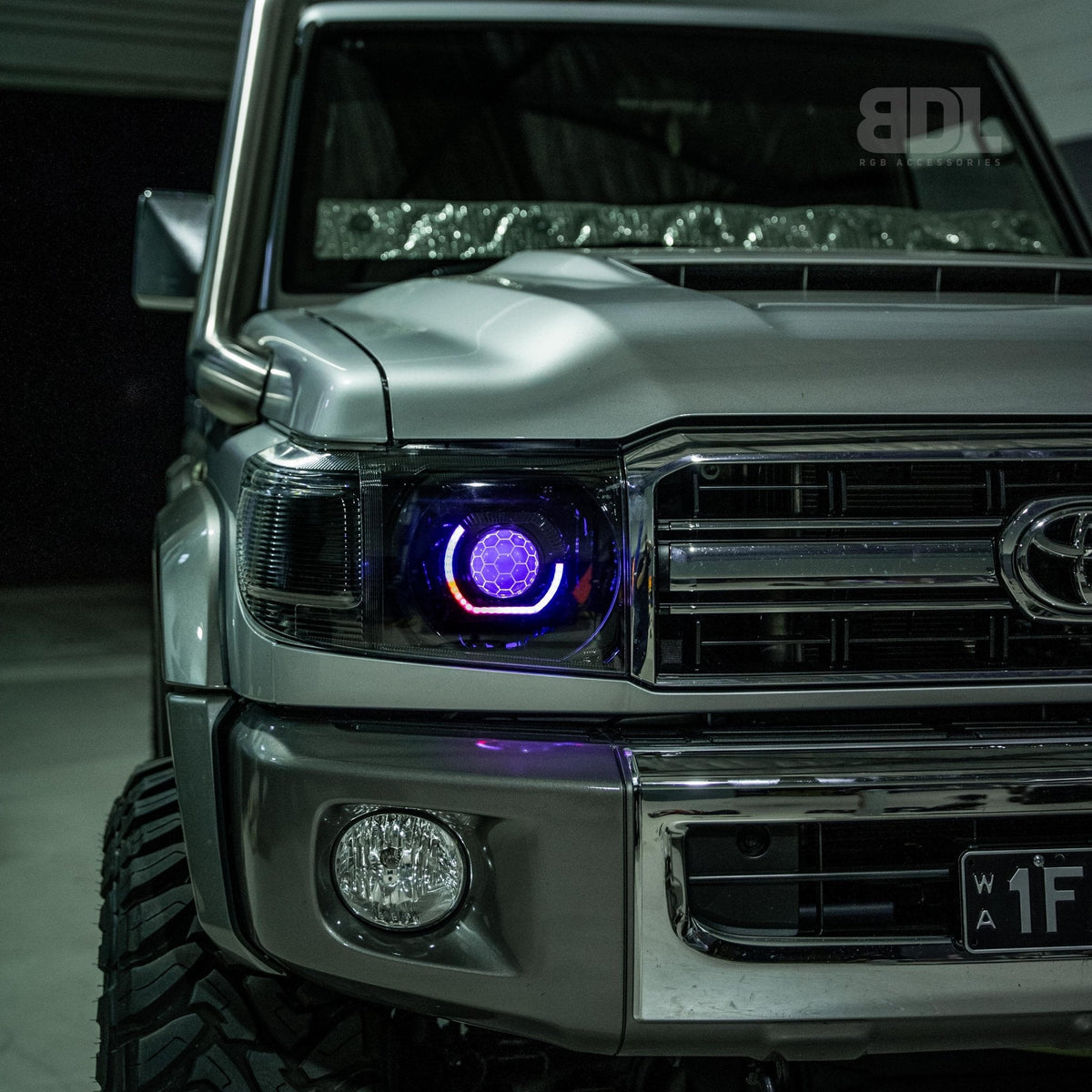LED 'Angry Eye' Headlights to suit 2007-2023 Toyota 70 Series