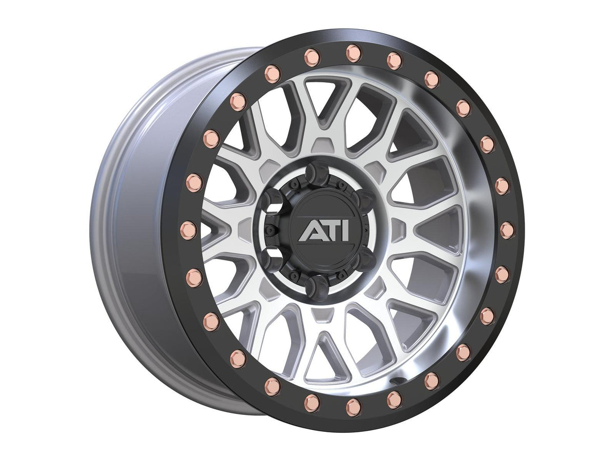 AT-01 17X8.5 HYBRID BEADLOCK WHEEL - MACHINED (6X139.7) - Adrenaline 4X4