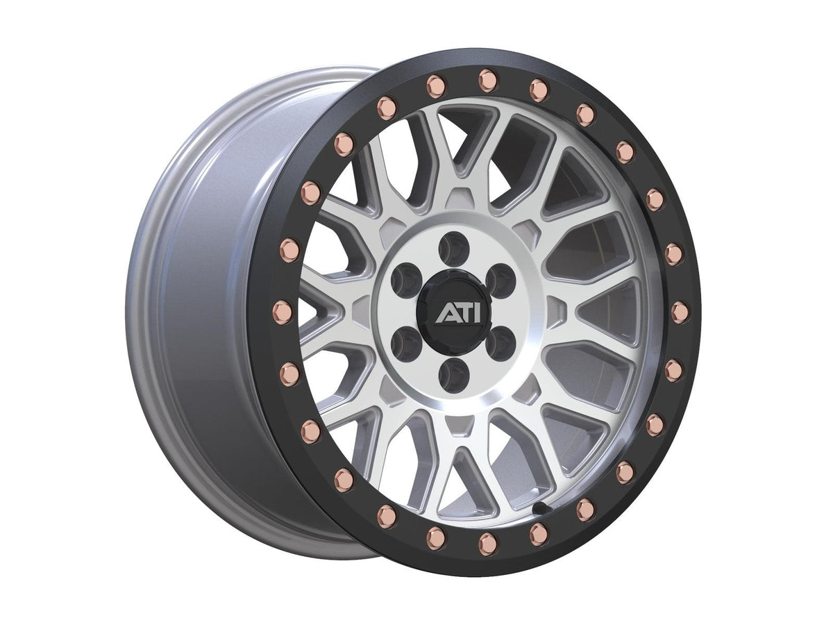 AT-01 17X8.5 HYBRID BEADLOCK WHEEL - MACHINED (6X139.7) - Adrenaline 4X4