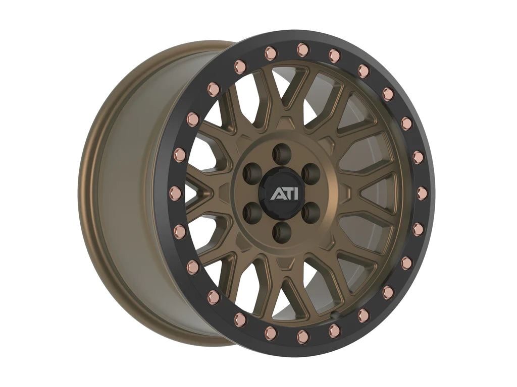 AT-01 17X8.5 HYBRID BEADLOCK WHEEL - BRONZE (6X114.3) - Adrenaline 4X4