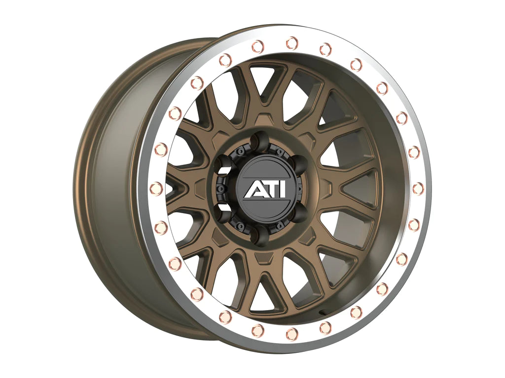 AT-01 17X8.5 HYBRID BEADLOCK WHEEL - BRONZE (6X139.7) - Adrenaline 4X4