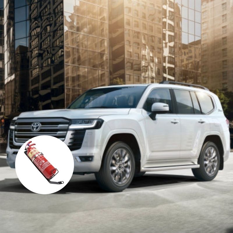 TOYOTA LANDCRUISER 300 SERIES FIRE EXTINGUISHER BRACKET - Adrenaline 4X4