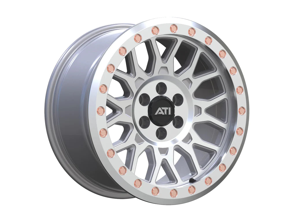 AT-01 17X8.5 HYBRID BEADLOCK WHEEL - MACHINED (6X139.7) - Adrenaline 4X4
