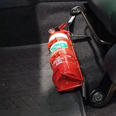 NISSAN NAVARA NP300, D40, D23 (LHS) FIRE EXTINGUISHER BRACKET - Adrenaline 4X4
