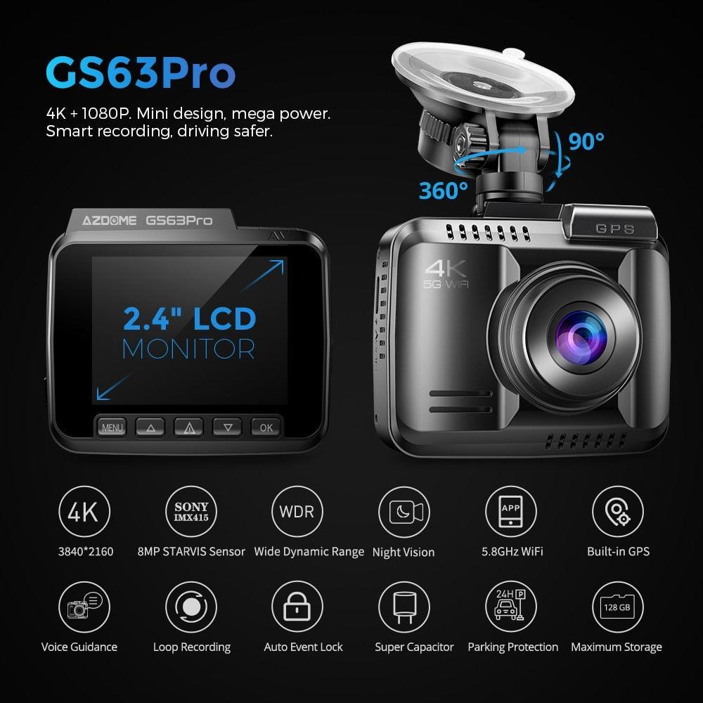 AZDOME GS63Pro 4K Dash Cam - Adrenaline 4X4