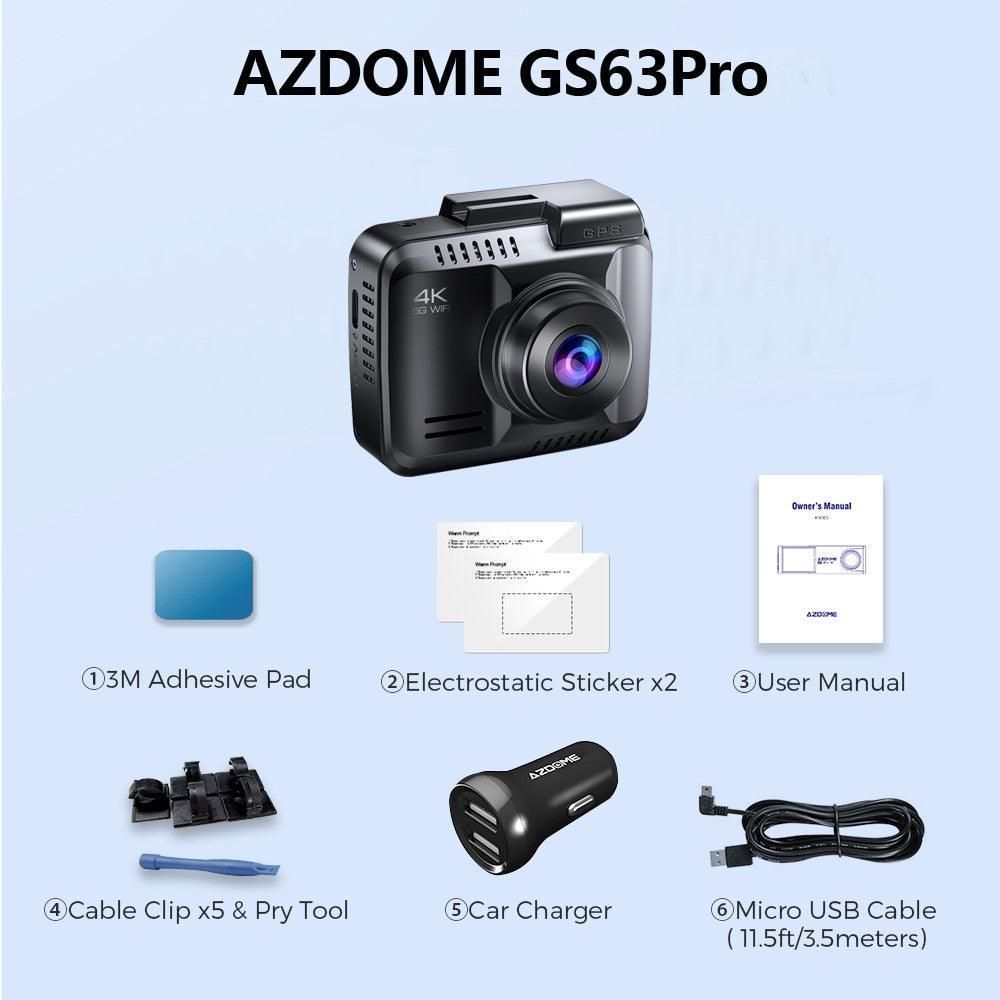 AZDOME GS63Pro 4K Dash Cam - Adrenaline 4X4